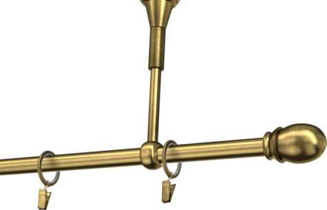 Karnisze metalowe Ø25