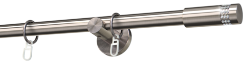 Karnisze metalowe Ø25