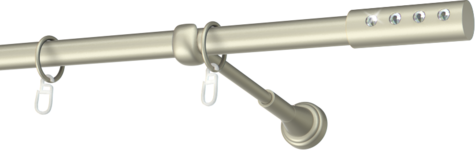 Karnisze metalowe Ø25