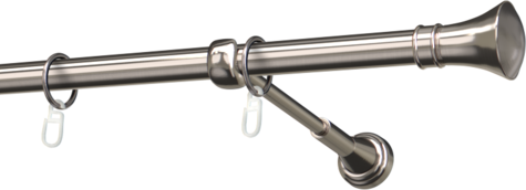 Karnisze metalowe Ø25