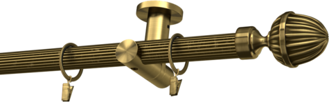Karnisze metalowe Ø25