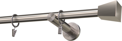 Karnisze metalowe Ø25