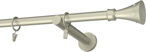 Karnisze metalowe Ø25