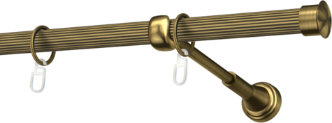 Karnisze metalowe Ø25