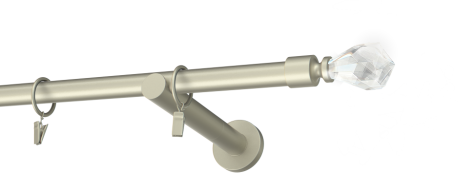 Karnisze metalowe Ø25