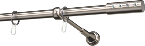 Karnisze metalowe Ø25
