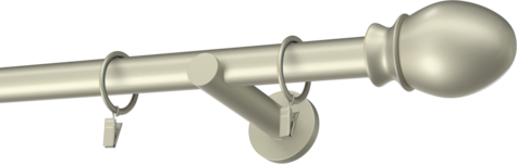 Karnisze metalowe Ø25