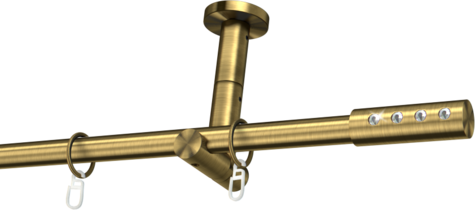Karnisze metalowe Ø25