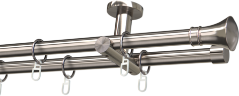 Karnisze metalowe Ø25