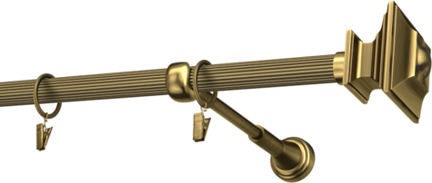 Karnisze metalowe Ø25