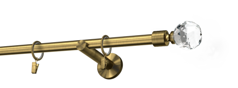 Karnisze metalowe Ø25