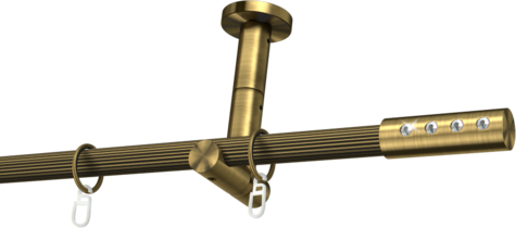 Karnisze metalowe Ø25