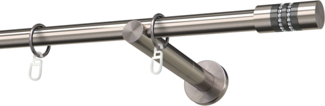 Karnisze metalowe Ø25