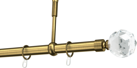 Karnisze metalowe Ø25
