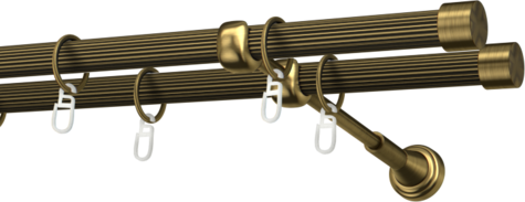 Karnisze metalowe Ø25
