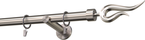 Karnisze metalowe Ø25