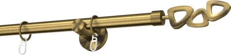 Karnisze metalowe Ø25
