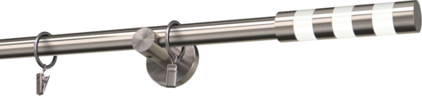 Karnisze metalowe Ø25