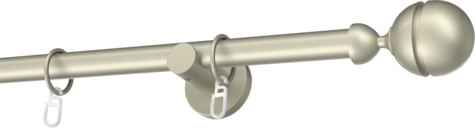 Karnisze metalowe Ø25