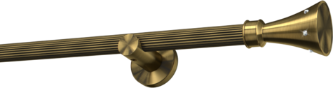 Karnisze metalowe Ø25