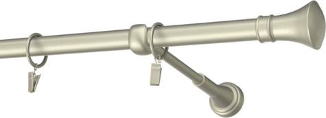 Karnisze metalowe Ø25