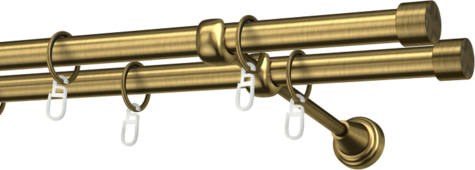Karnisze metalowe Ø25