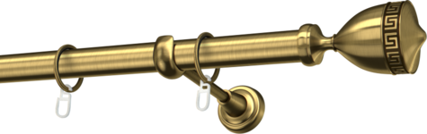 Karnisze metalowe Ø25