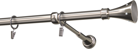 Karnisze metalowe Ø25