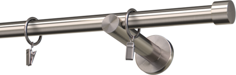 Karnisze metalowe Ø25