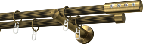 Karnisze metalowe Ø25