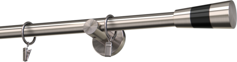 Karnisze metalowe Ø25