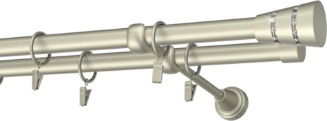 Karnisze metalowe Ø25