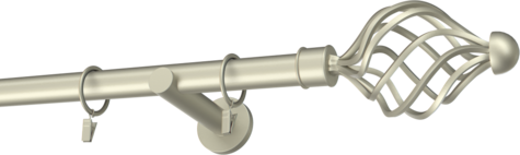 Karnisze metalowe Ø25