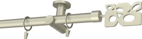 Karnisze metalowe Ø25