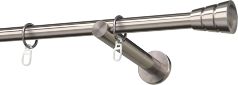 Karnisze metalowe Ø25