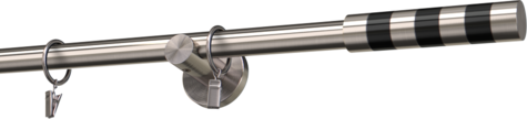 Karnisze metalowe Ø25