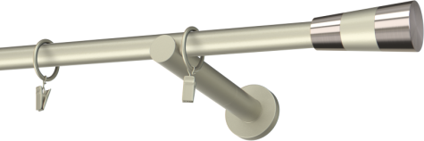 Karnisze metalowe Ø25