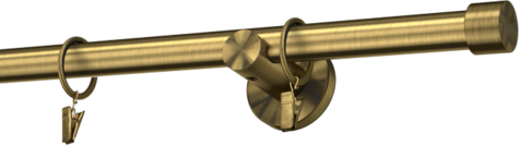 Karnisze metalowe Ø25
