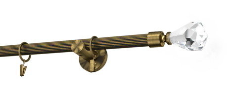 Karnisze metalowe Ø25