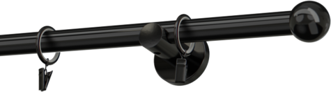 Karnisze metalowe Ø25