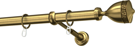 Karnisze metalowe Ø25