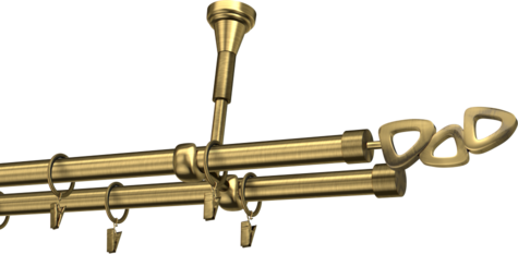Karnisze metalowe Ø25