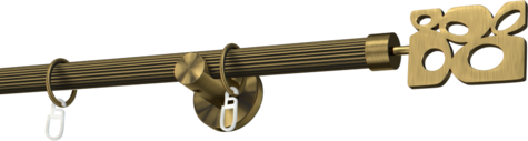 Karnisze metalowe Ø25