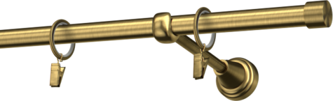Karnisze metalowe Ø25