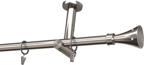 Karnisze metalowe Ø25