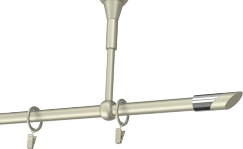 Karnisze metalowe Ø25