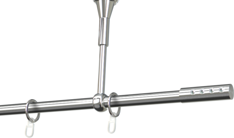 Karnisze metalowe Ø25