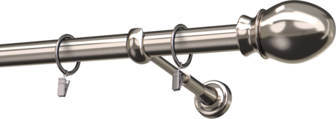 Karnisze metalowe Ø25