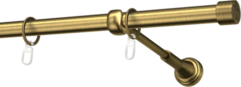 Karnisze metalowe Ø25