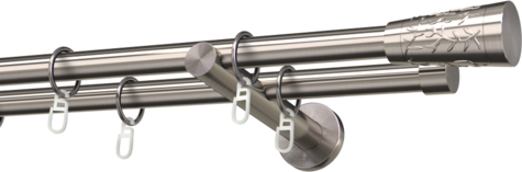Karnisze metalowe Ø25